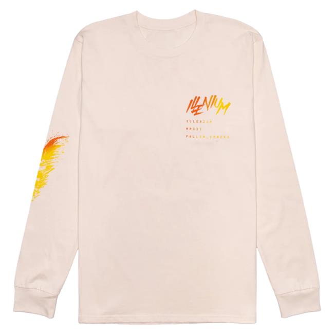 Official Illenium Merch Store Fallen Embers Long Sleeve Shirt New Bone Illenium Shop