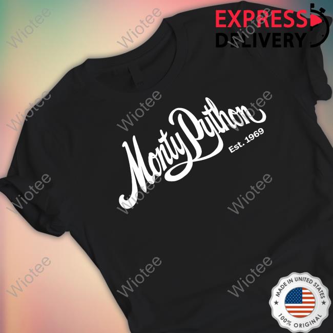 Monty Python Store Monty Python 1969 Black Shirt