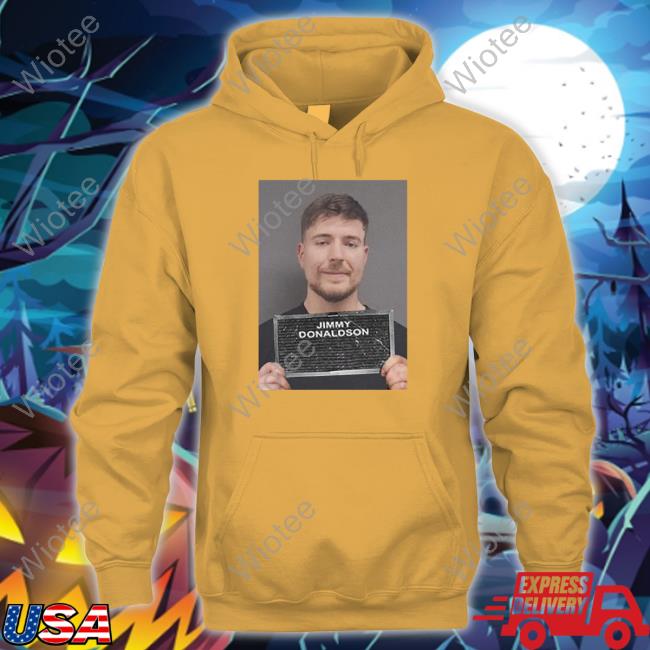 Airrack Merch Mug Shot Jimmy Donaldson T Shirts Gotgotongetgot Official Mug Shot Jimmy Donaldson Tee
