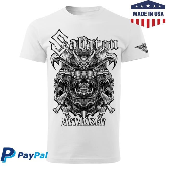 Official Sabaton Merch Store Sabaton Metalizer Special Edition Shirt New Sabaton Shop