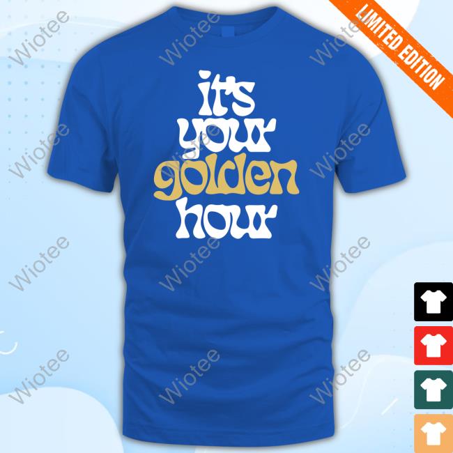 Jvke Merch It's Your Golden Hour Shimmer Hoodie Jvke It's Your Golden Hour Shimmer Tee