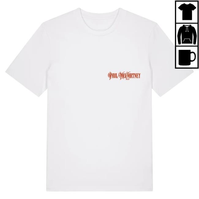 Official Paul Mccartney Got Back 2025 Hamilton Event Tee