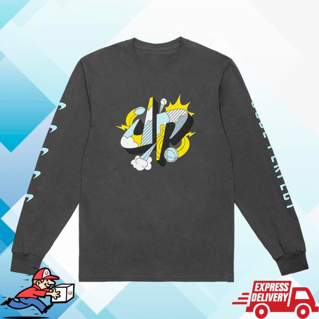 Official Dude Perfect Merch Store Dominate Long Sleeve New Shirt Charcoal DudePerfect Apparel Clothing Shop