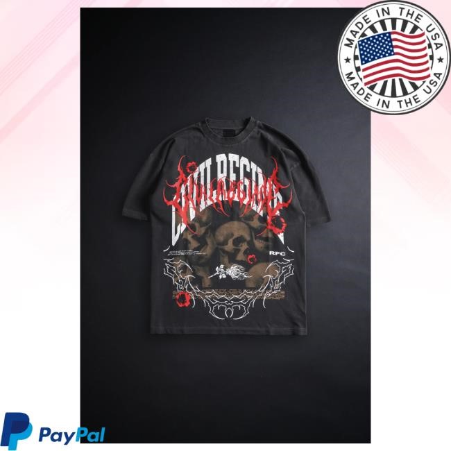 Official Civil Clothing Civil Regime The Rapture Of Roses American Classic Oversized T-Shirt in Vintage Ashes
