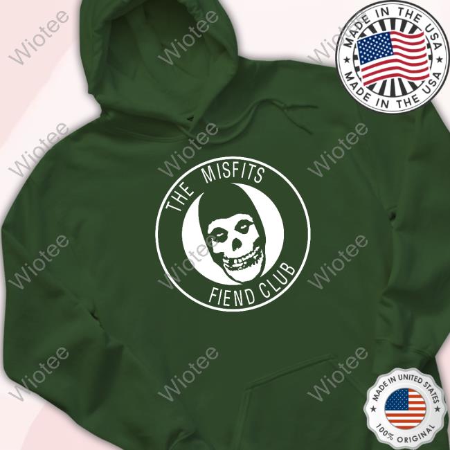 Official The Misfits Fiend Club Hoodie Misfits Merch The Misfits Fiend Club Shirt