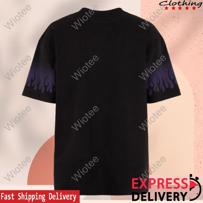 Official Vision Of Super Purple Negative Flames Black Shirt 2023 Official Vision Of Super Purple Negative Flames Black Hot Shirt