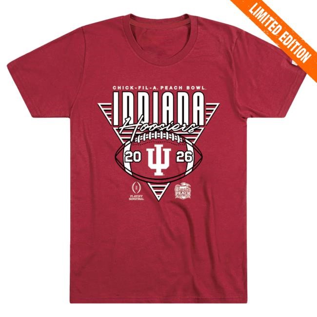 Peach Bowl Champions Indiana 2026 Heavyweight Tee Homefield