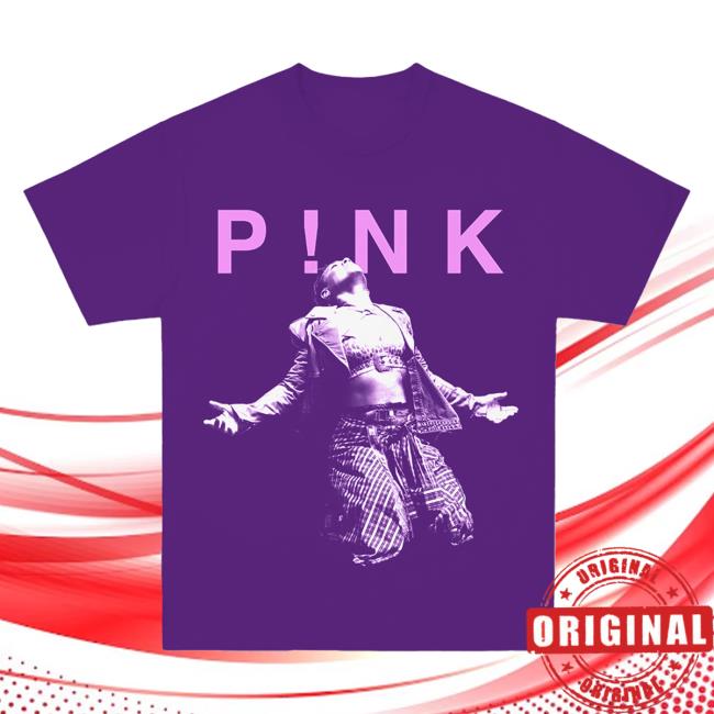 Official Pink Merch Apparel Pink Spage P!Nk Trustfall T Shirt P!nk Alecia Beth Moore