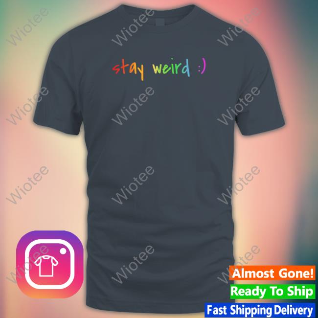 Kendrick Curry Merch Colorful Stay Weird Hooded Sweatshirt Kendrickcurry