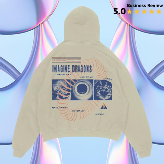 Imagine Dragons Merch The Brightest Sun Hooded Sweatshirt The Brightest Sun Hoodies
