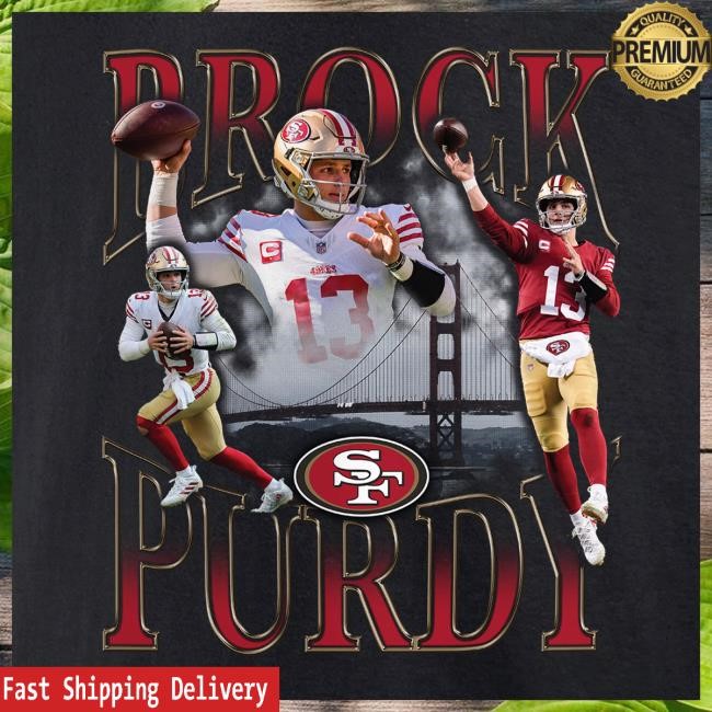 Notorious Brock Purdy 49ers NFL Football tee for game day tunnel heat