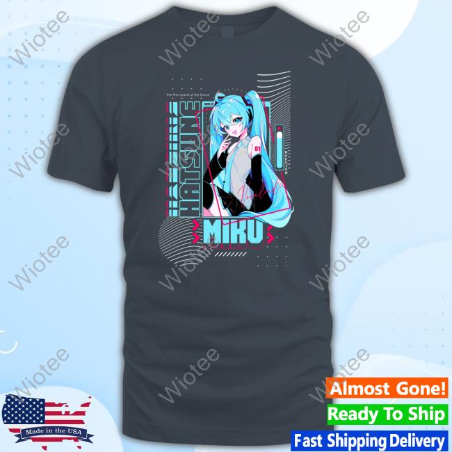 Maegjuw Hatsune Miku Crewneck Sweatshirt Maegjuw The First Sound Of The Future Hatsune Miku Tee Shirt