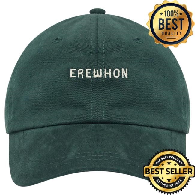 Official Erewhon Dad Hat | Brushed Twill Black Erewhon Market