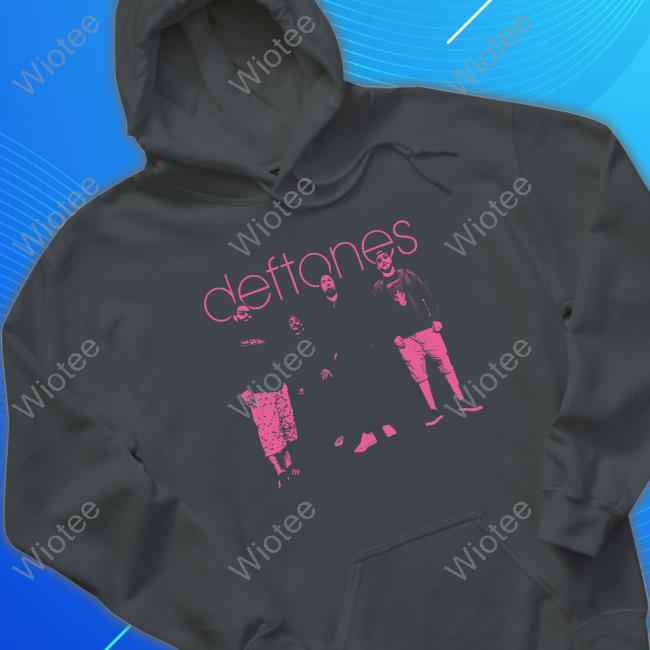 Official Pink Band Photo Tees Official Deftones Merch Pink Band Photo Shirt New