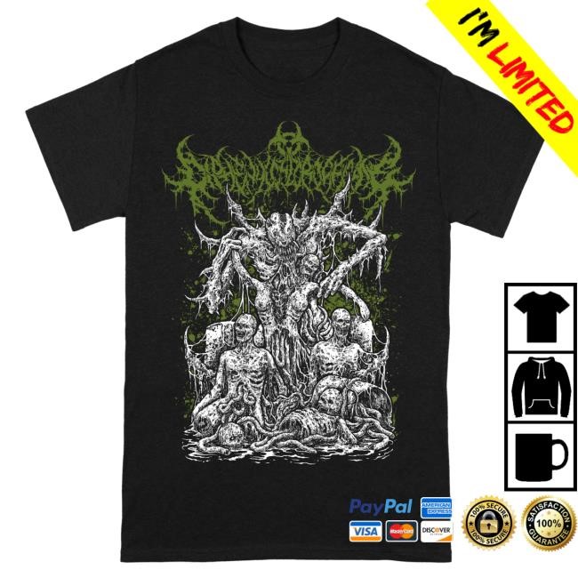 Official Reality Fade Merch Store Diphenylchloroarsine 'Ferociously Feasting on Rancid Remains' Tee RealityFade