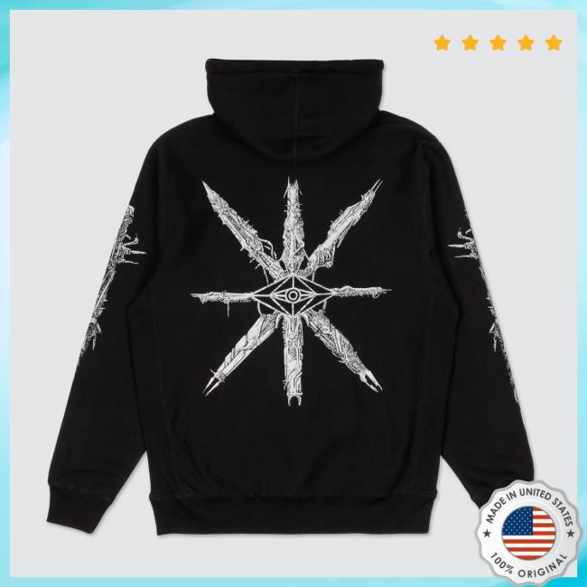 Official Slander Merch Black Mechanical Hoodie Slander Merch Black Mechanical Crewneck Sweatshirt