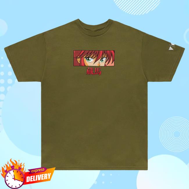 Official Hypland Clothing Merch Store Hypland Yyh Kurama Eyes Tees (Olive)