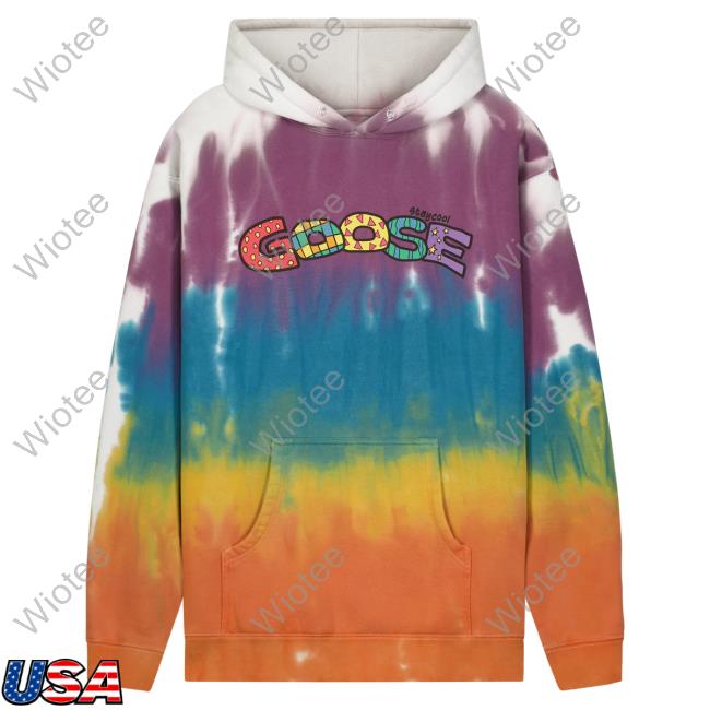 Official Stay Cool Clothing Store Staycool X Goose Rainbow Dye Hooded Sweatshirt StaycoolNyc
