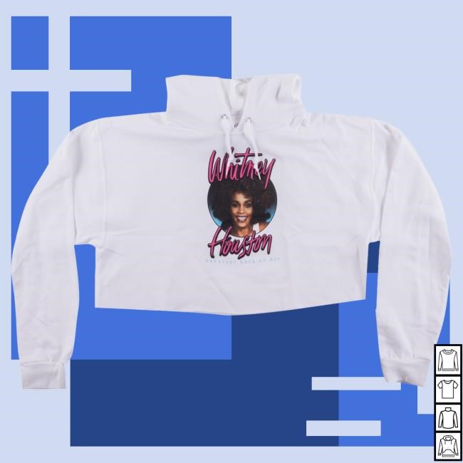 Official Whitney Houston Clothing Whitney Houston Crop Hood