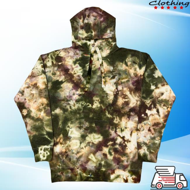 The Tie Dye Company Woodland Camo Tie Dye Pull Over Hoodie