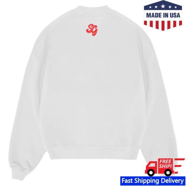 Official Selena Gomez Merch Store Selena Gomez Selenator White Heart Crewneck