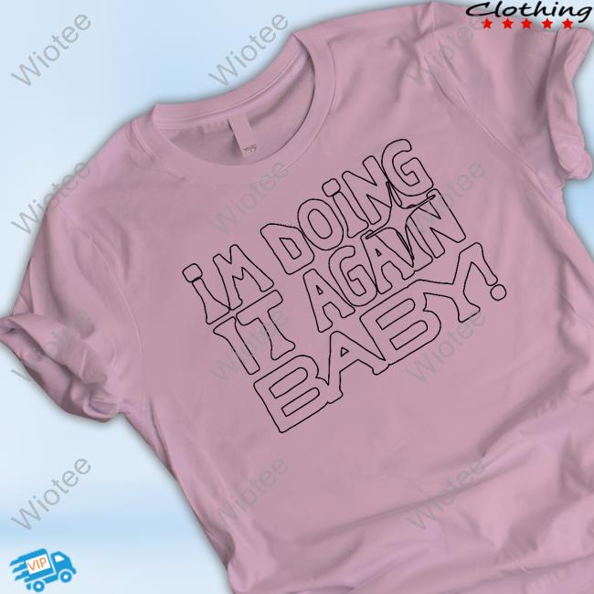 I'm Doing It Again Baby! Grey Hoodies Shop Girl In Red I'm Doing It Again Baby! Grey Pullover Sweatshirt