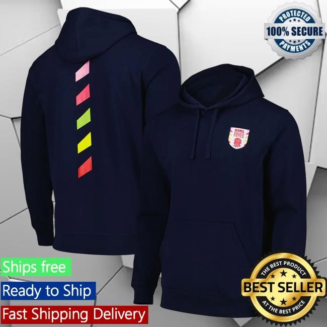 Official Spice Girls Merch Store Red Roses x Spice Girls Standard Fit Navy Attractive Hoodie