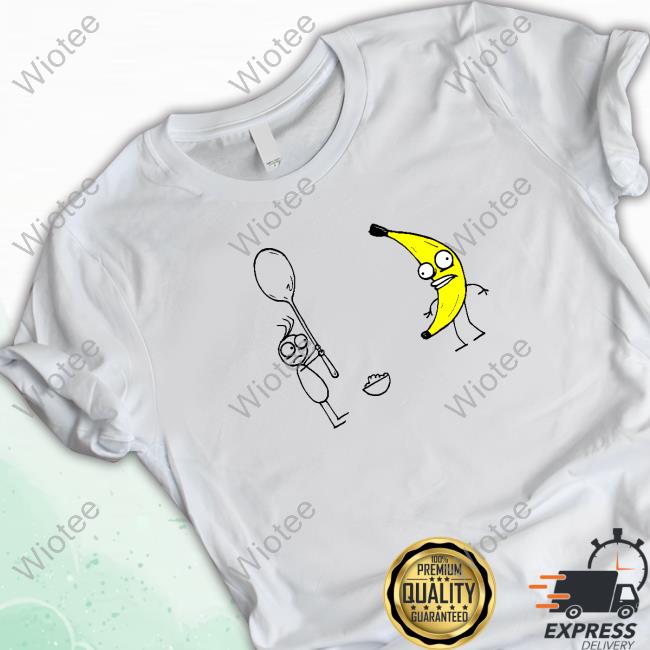 Don Hertzfeldt Rejected Spoon Banana Top Crewneck Sweatshirt