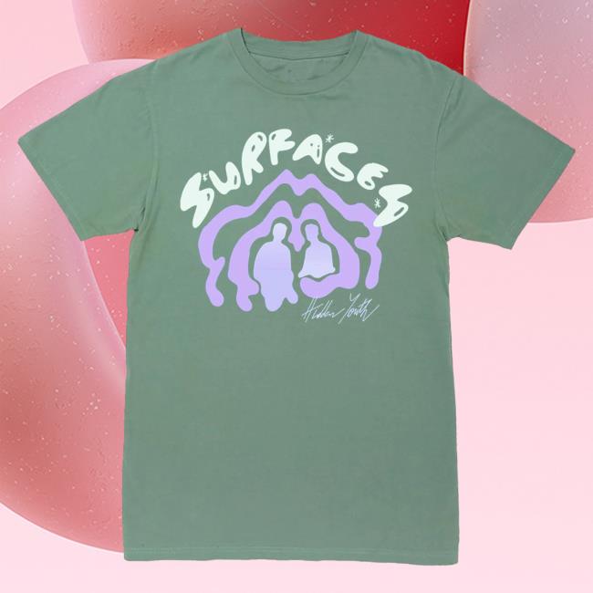 Official Merch Bar Surfaces Store Hidden Youth Waves Sage Hood MerchBar Shop