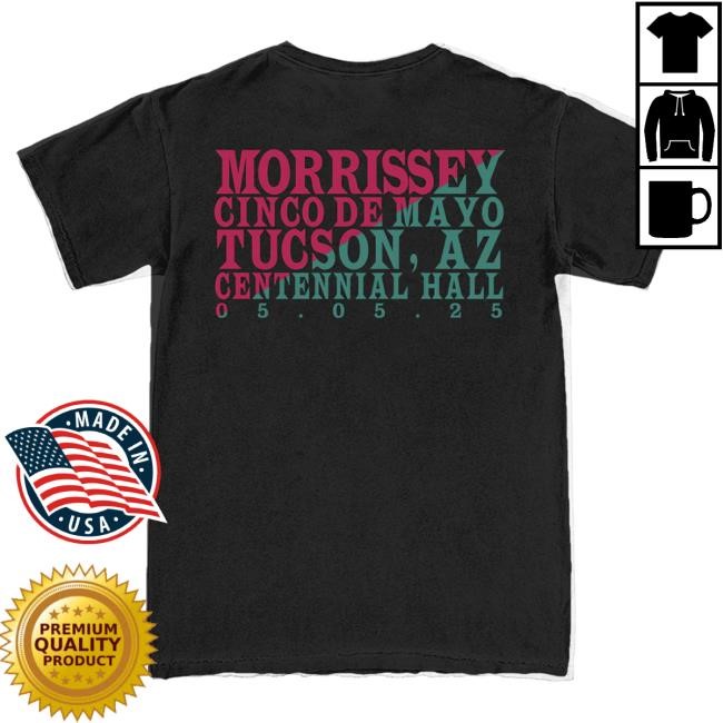 Artist Tribute – Cinco de Mayo Tee - Black Morrissey Graphic