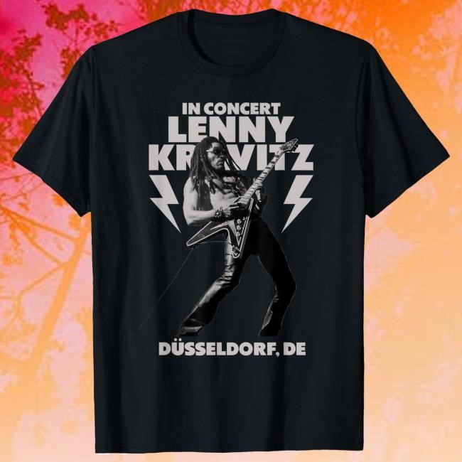 Official Lenny Kravitz – Blue Electric Light Tour 2025 Dusseldorf Top Shirt
