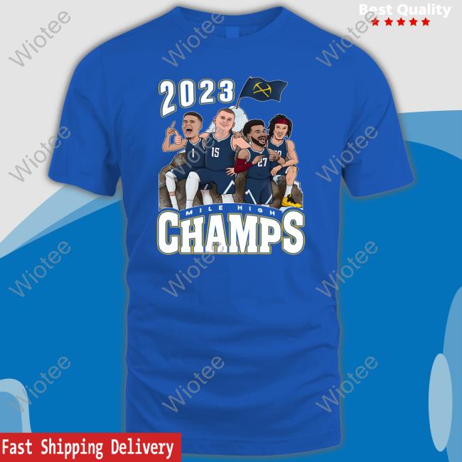 Barstool Sports Merch Mile High Champions 2023 Hooded Sweatshirt Official Barstool Sports Merch Mile High Champions 2023 Shirt