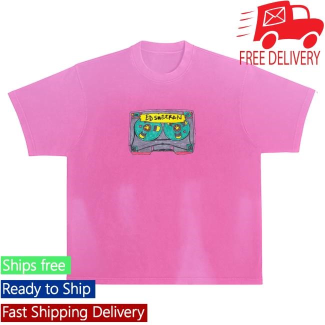 Official Ed Sheeran Merch Store Play x KidSuper Cassette Top Shirt EdSheeran Official Ed Sheeran Store Play x KidSuper Cassette Tees EdSheeran