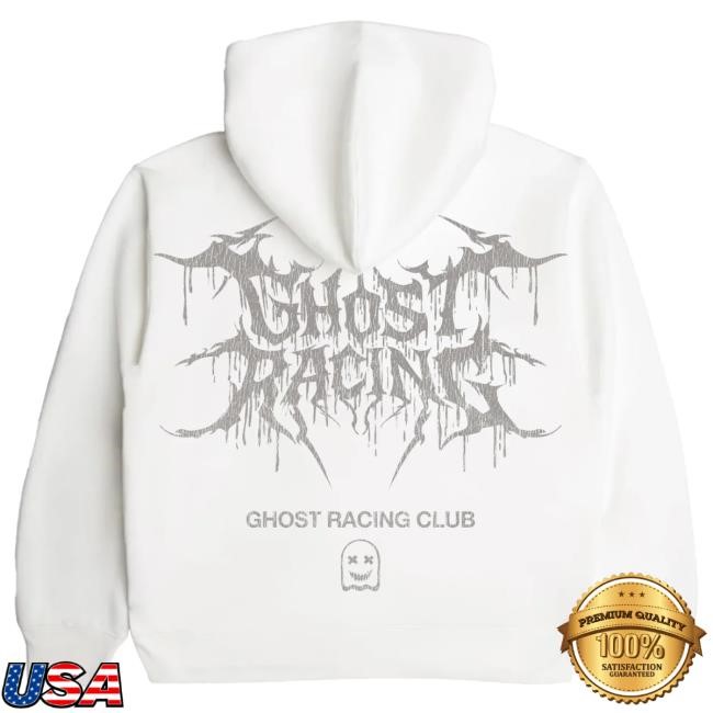 Official Ghost Racing Heavy Weight Sigil Zip-Up - White Hoodies