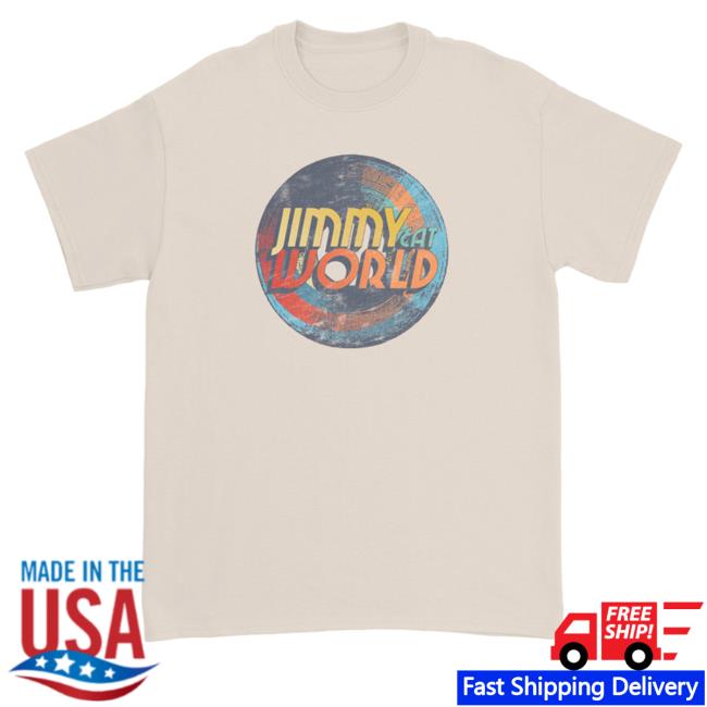 Jimmy Eat World Merch Vintage Record Logo Tee