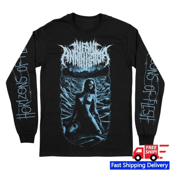 Infant Annihilator Merch Infant Annihilator "Horizons Of Flesh" Shirt Indie Merch Store Infant Annihilator Merch Infant Annihilator "Horizons Of Flesh" LS Tee Indie Merch Store