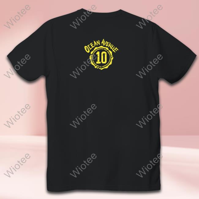 Yellowcard Ocean Avenue 10 Tee Official Yellowcard Merch Ocean Avenue 10 Yc Stone Logo Tee