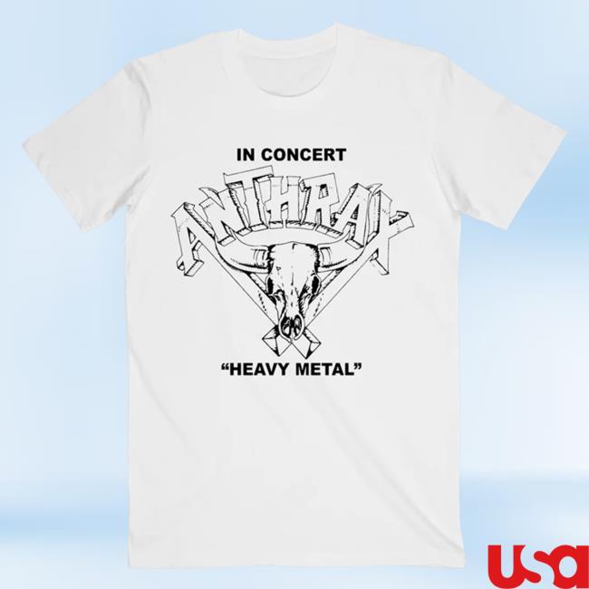 Official Anthrax Merch Shop Steer Skull 82 New Shirt