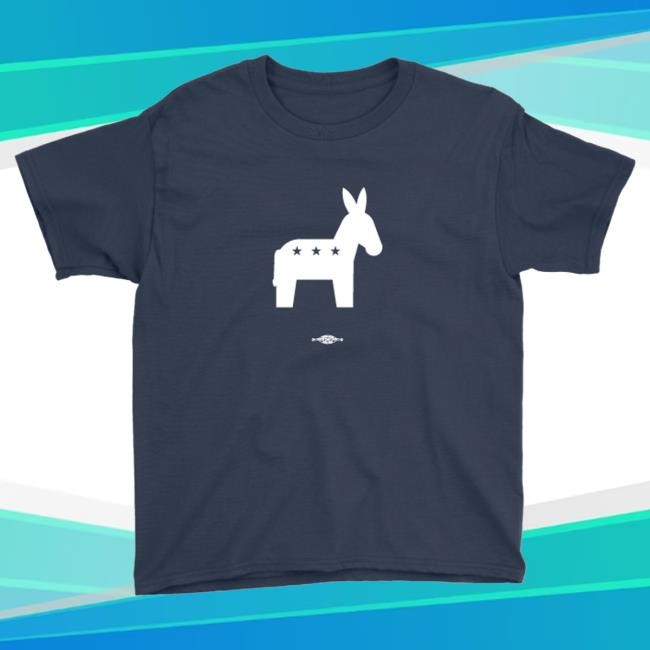 Official Democrat Merch Store Donkey Youth Top Shirt Democrat Apparel Clothing Shop Official Democrat Merch Store Donkey Youth Tee Democrat Apparel Clothing Shop