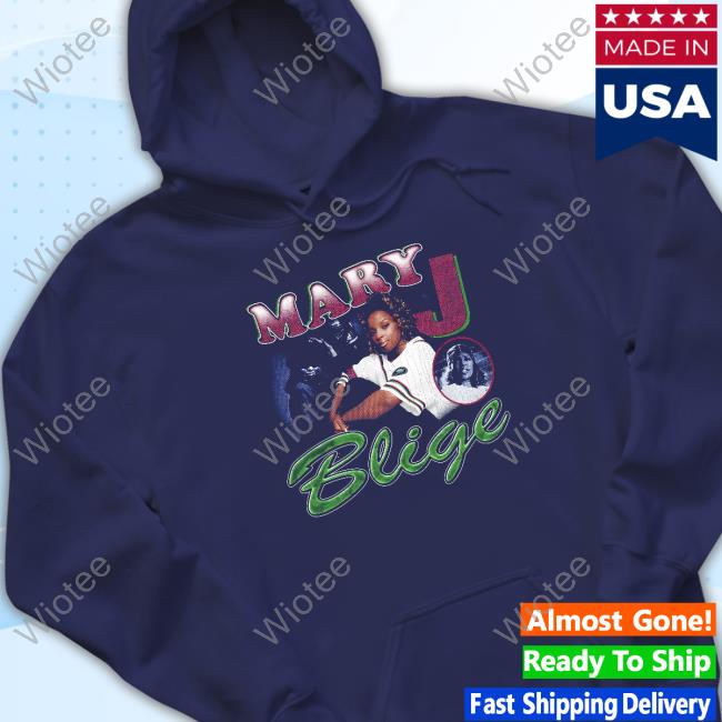 Mary J Blige Throwback Black Hooded Official Mary J Blige Throwback Black Sweatshirt