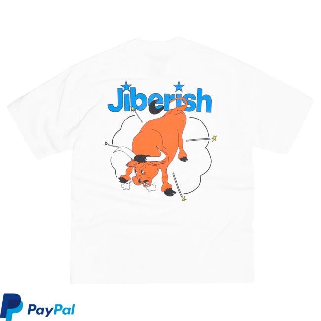 Official Jiberish Clothing Jiberish Toro Hot Shirt Ash Official Jiberish Clothing Jiberish Toro Shirts White