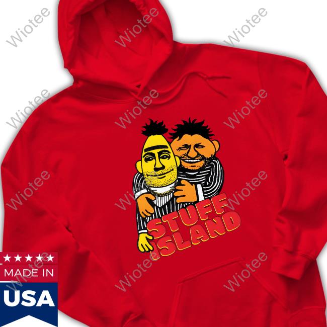 Official Stuffislandpodcast Bert & Ernie Tee Official Stuff Island Merch Stuffislandpodcast Bert & Ernie Shirts