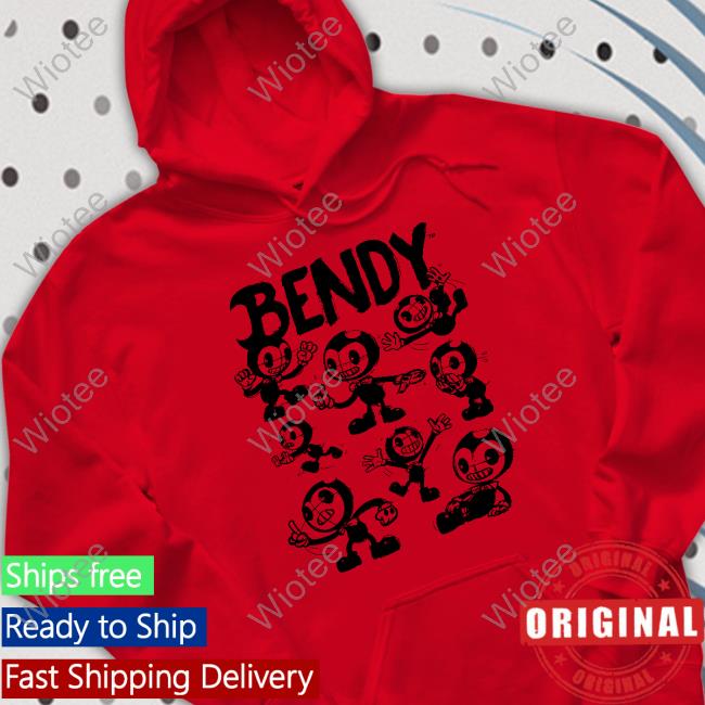 Official Bendy Concept Art Hoodie Bendy Merch Bendy Concept Art Long Sleeve T-Shirt