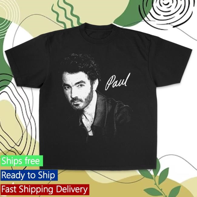 Official Jonas Brothers Merch Paul Photo T Shirt