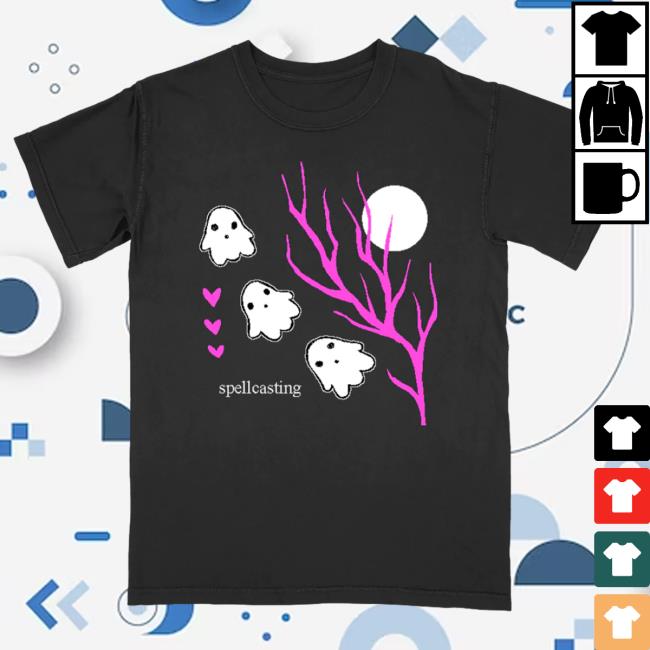 Official Hello Merch Spellcasting Ghost Popover Shirt HelloMerch