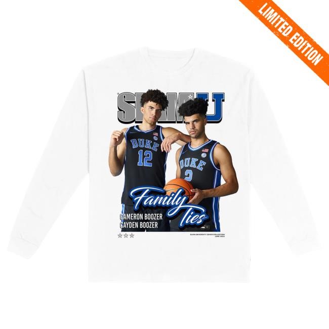 Official Slam Goods SLAM Cover Long Sleeve Tee Shirt - Cameron & Cayden Boozer (SLAMU 10)