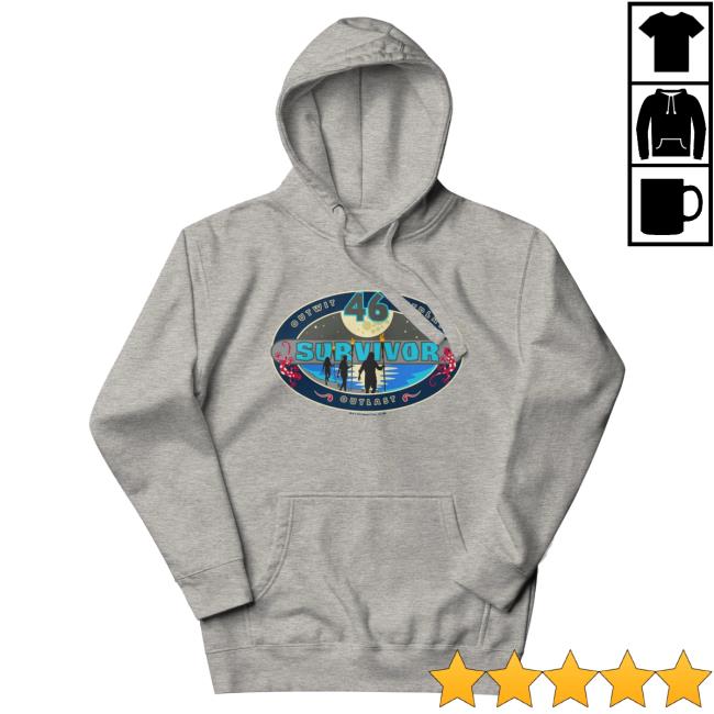Official Paramount Merch Store Survivor Season 46 Logo Adult Hoodie Paramount Clothing Shop