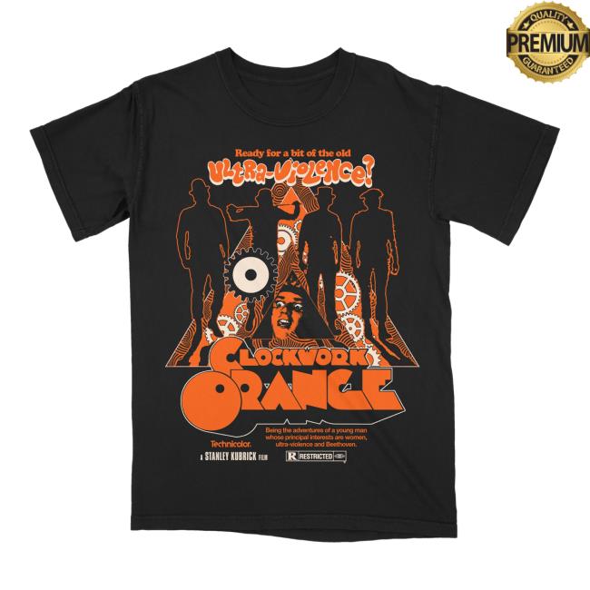Official Studiohouse Designs A Clockwork Orange Tshirt Black