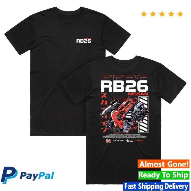 Official Benny Surge Merch Nissan Rb26 Tshirt Official Benny Surge Merch Nissan Rb26 Tee