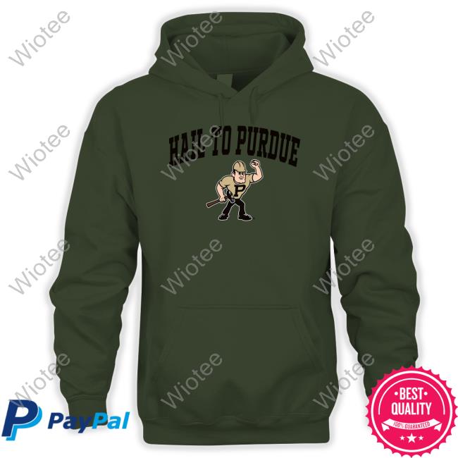 Hail To Purdue Hooded Sweatshirt Purdue Athletics Merch Hail To Purdue Tee Shirt